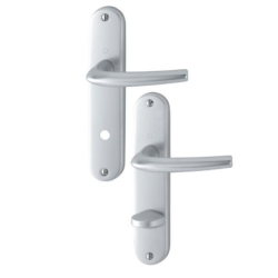 ENSEMBLE S/ PLAQUE SAN DIEGO CLE I - ALU ARGENT