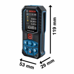 Télémètre laser rouge Bosch GLM 50-27 C