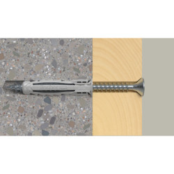 CHEVILLE NYLON FISCHER SX PLUS 8x40 (boite de 100 pcs)