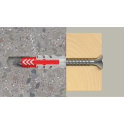 CHEVILLE DUOPOWER BIMATIERE 5x25 (boite de 100 pcs)