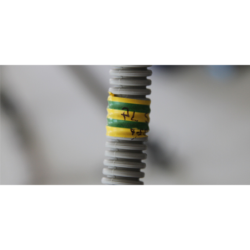 PVC PLASTIFIE BRUN 10MX15MM