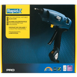 PISTOLET A COLLE EG380 HAUT DEBIT 1800g/h (en boite carton)
