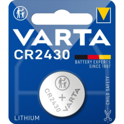 Pile bouton Lithium 3V CR2430 Varta Blister de 1 pièce