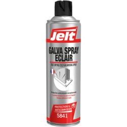 Galvanisation à froid antirouille GALVA FLASH éclair brillant aérosol 650-400ml 005841 Jelt