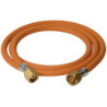 Tuyau caoutchouc Diamètre 6.3mm monté avec raccords sertis 3/8G femelle