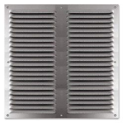 GRILLE 300X300 ALU ANODISE A.M