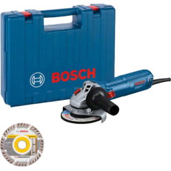 MEULEUSE ANGULAIRE 125mm 1200W 230V (avec disque diamant) BOSCH GWS 12-125 EN COFFRET