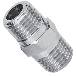 MAMELON DOUBLE CONIQUE MALE 1/4 X 1/4