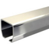 Rail acier pour portail porte à faux galvanisé 60x65 mm longueur 6 m Mantion 9050/600