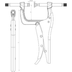 PINCE DE SOUDAGE DOUBLE S2D-3