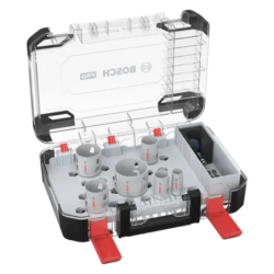 Coffret scies trépans PRO multi matériaux PC PLUS Ø22 à 65mm 9 pièces