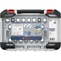 Coffret scies trépans PRO multi matériaux PC PLUS Ø22 à 65mm 9 pièces