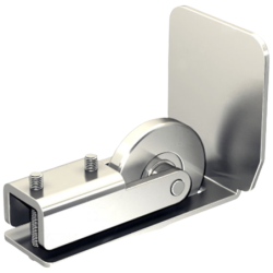 Support extrémité de rail,pour portail en porte à faux HERCULE ,pour rail 9050 Mantion 1051G