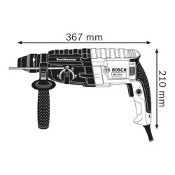 Marteau perforateur SDS plus filaire GBH 240 avec coffret Bosch