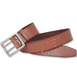 Ceinture Carhartt Logo cuir Brown