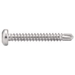 Vis autoperceuse tête cylindrique six lobes Acier Zn - Zingué blanc - DIN 7504 M - (similar ISO 1548