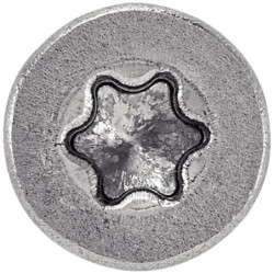 Vis autoperceuse tête fraisée six lobes Acier Zn - Zingué blanc - DIN 7504 O - (similar ISO 15482)