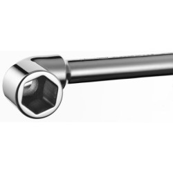 Clé à pipe débouchée forgée 6 pans x 6 pans métrique