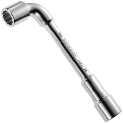 Clé à pipe débouchée forgée 12 pans x 6 pans métrique