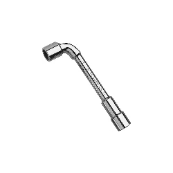 Clé à pipe débouchée forgée 6 pans x 6 pans en pouces
