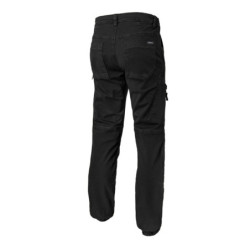 Pantalon stretch Moovy Gots coton élasthanne 290g Noir