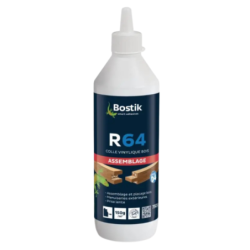 Colle à bois vinylique R64 Bostik spécial pour l'extérieur Biberon de 750 kg