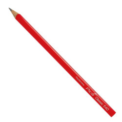 Crayon rouge de charpentier Longueur 30cm