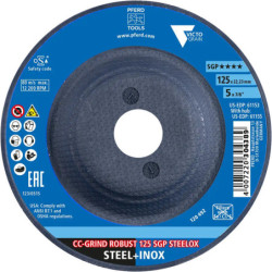 DISQUE A EBARBER 125 CC-GRIND-ROBUST SGP ACIER/INOX MD