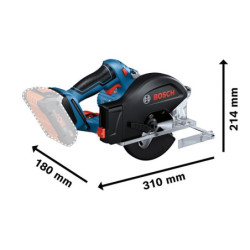 Scie circulaire GKM 18V-50 Solo Sans batterie ni chargeur En coffret L-Boxx
