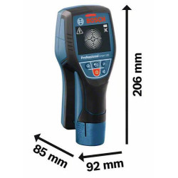 Détecteur de métaux mural D-TECT 120 Professional + housse à piles AA