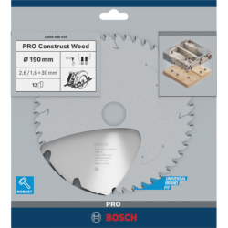 LAM CIRC.190X30 20MM 12 CONSTR