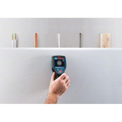 Détecteur de métaux mural D-TECT 120 Professional + housse à piles AA