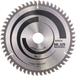LAME CIRCULAIRE 210X30MM 54 MULTIMAT.