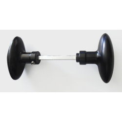BOUTON DBLE OVOIDE NOIR 6X90 POLYBLOC