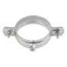 Collier de descente Ø 100mm Embase 7/150 Galva avec vis et chevilles