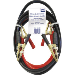 Câbles de démarrage 700 Amp Ø 35 mm2 Longueur 2x4,5 m avec pinces laiton non isolées