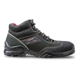 Chaussure haute Typhoon cuir nubuck S3 SRC Noir