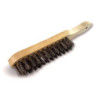 BROSSE METALLIQUE A MANCHE FIL INOX 4 RANGS 280x35mm