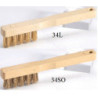 BROSSE BOUGIE LAITON 3 RANGS MANCHE PLASTIQUE
