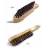 Brosse a metallique a manche special soudure d'angle inox 3 rangs fils de 30 mm dim 280x30mm