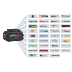 Meuleuse angulaire 125mm 18v GWS 18V-8 Avec batterie 5,0Ah + chargeur En coffret L-Boxx