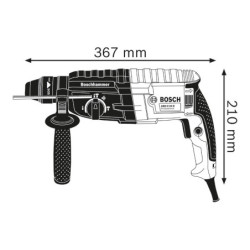 Marteau perforateur SDS plus GBH 240 790W + forets En coffret