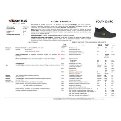 Chaussure haute Youth S3S FO SR Noir
