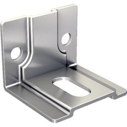 Patte équerre à visser pour vis M12 pour rail 50x40 Mantion 5043