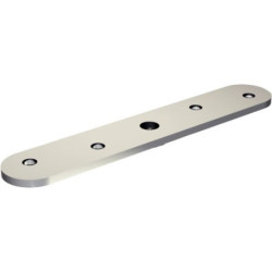 Platine pour fixation sur chant avec trou taraudé Ø 12 mm Mantion 0056