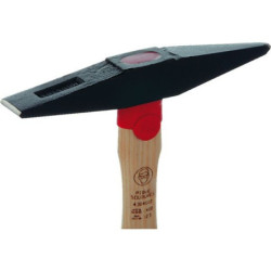 Marteau à piquer les soudures 185mm manche bois frêne poids 400g