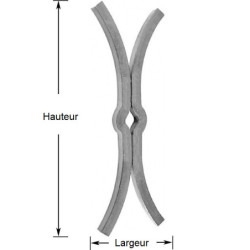 CLE DE TIRANT 920X220 CARRE 30