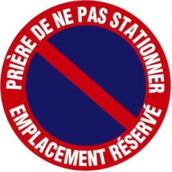 DISQUE 300 mm DEFENSE DE STATIONNER