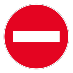 DISQUE 300 mm SENS INTERDIT