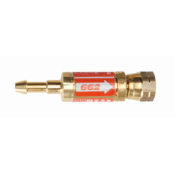 ANTI-RETOUR SECURTOP 662 ACETYLENE TUYAU D.6.3 MM F12X100G